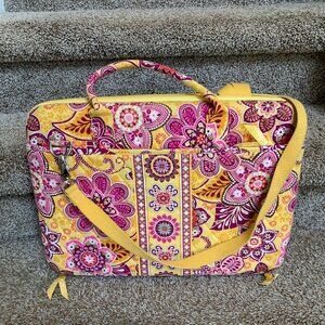 Vera Bradley Floral Slim Laptop Hard Shell Case with Detachable Shoulder Strap